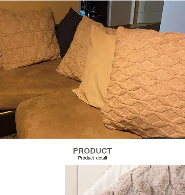 Giftiform™ CozyCloud -Tyynynpäällinen – Pehmeä koristetyynyn päällinen 45x45 cm tai 50x50cm, sohvatyyny makuu- ja olohuoneen sisustukseen