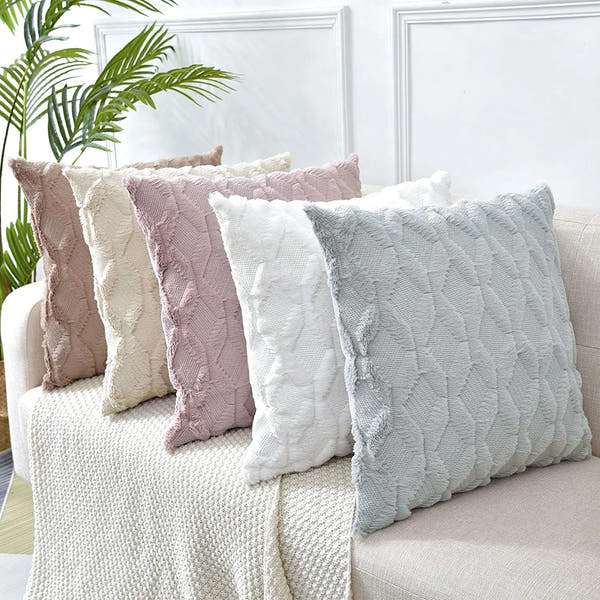 Giftiform™ CozyCloud -Tyynynpäällinen – Pehmeä koristetyynyn päällinen 45x45 cm tai 50x50cm, sohvatyyny makuu- ja olohuoneen sisustukseen