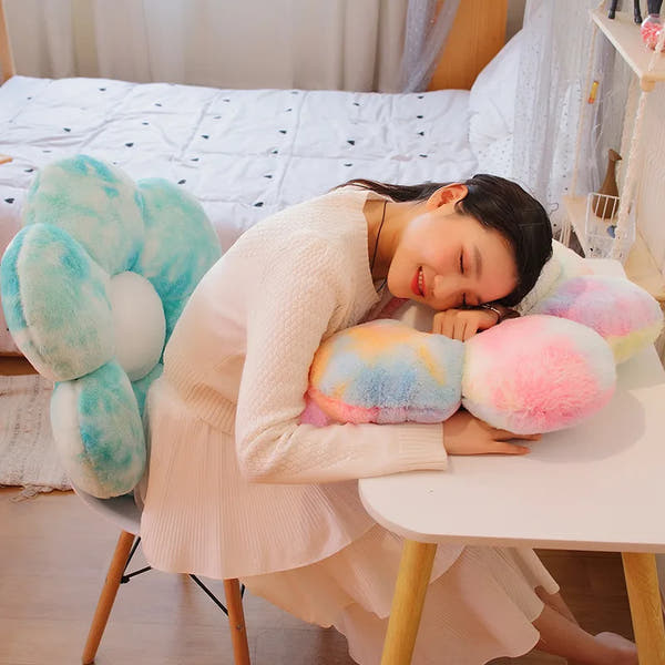 Giftiform ™- Värikäs Koristetyyny – Pehmeä Kukkatyyny / Auringonkukka Pehmotyyny 30/50/65cm