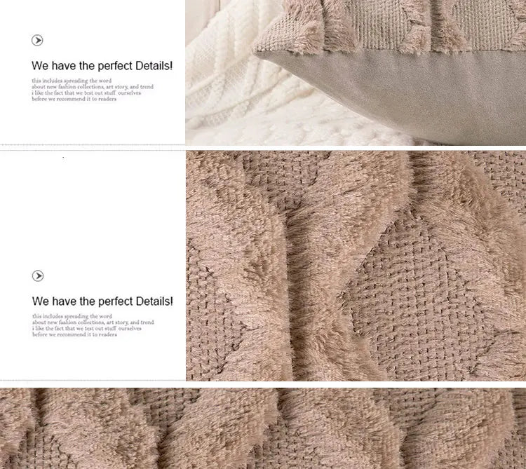 Giftiform™ CozyCloud -Tyynynpäällinen – Pehmeä koristetyynyn päällinen 45x45 cm tai 50x50cm, sohvatyyny makuu- ja olohuoneen sisustukseen